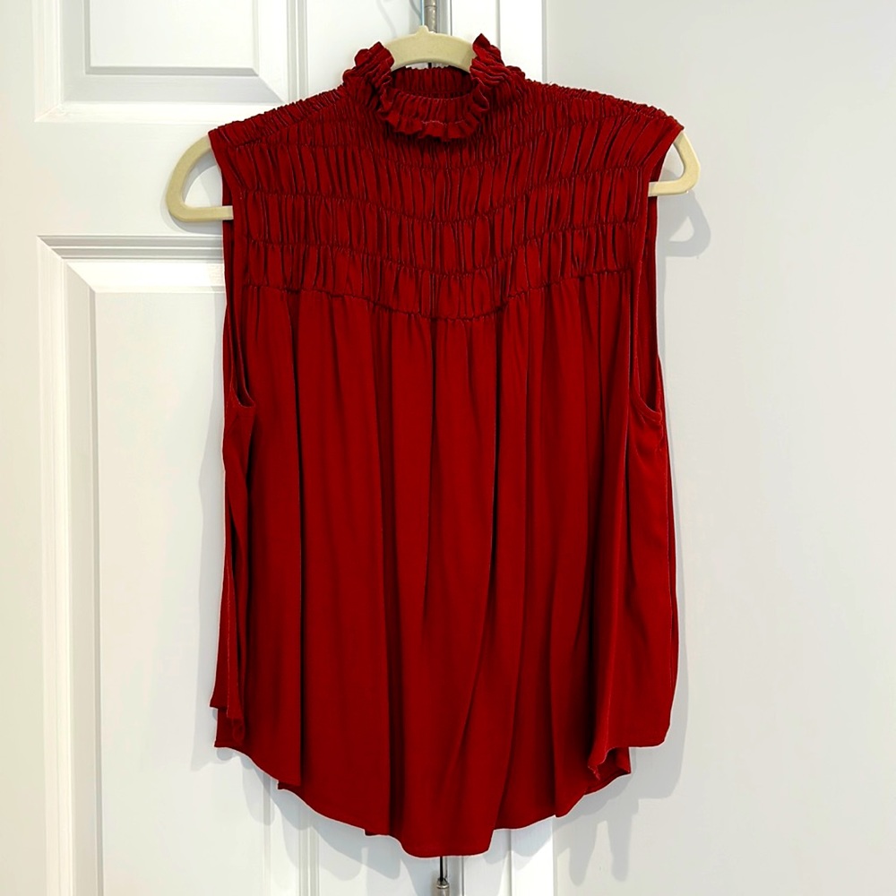Frame burgundy top